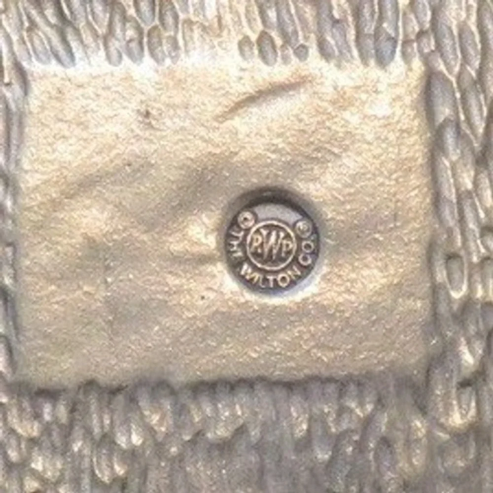 Wilton Armetale Pewter Basketweave 16